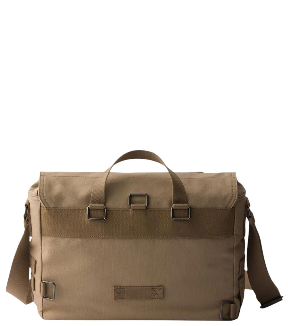 Desert Beige Canvas Messenger Bag 3