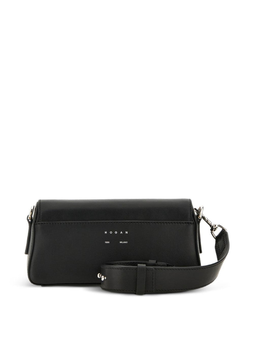 Black H-Turn Mini Crossbody Bag 3