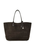 Brown Address Medium Tote 1