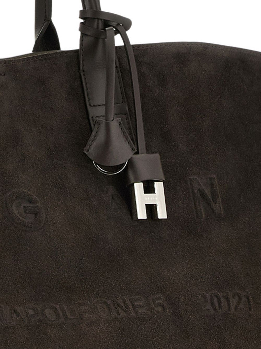 Brown Address Medium Tote 5