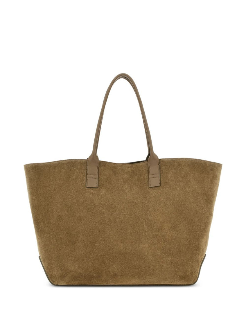 Beige Address Medium Tote 3