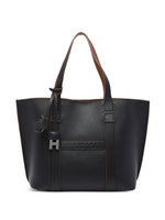Brown Script Small Tote 1