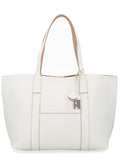 White Script Medium Tote 1