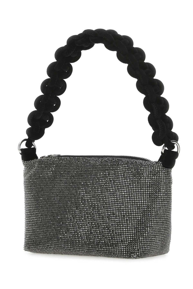 Silver chainmail-effect shoulder bag 2