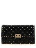 Black Rockstud Spike Shoulder Bag 1