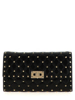 Black Rockstud Spike Shoulder Bag 1