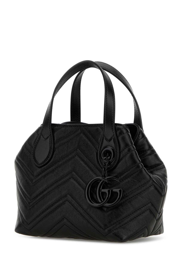 Black GG Marmont small tote 2