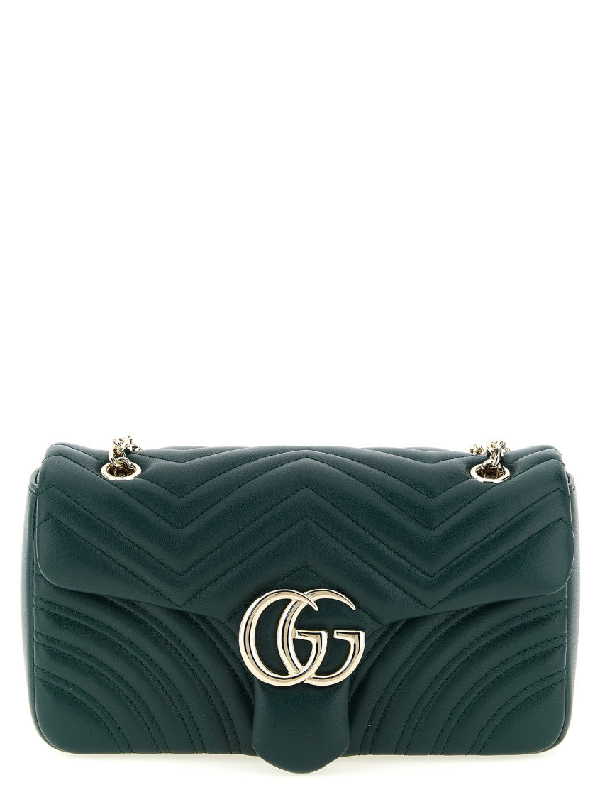 Green GG Marmont Medium Shoulder Bag 1