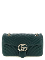 Green GG Marmont Medium Shoulder Bag 1