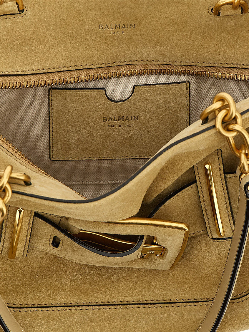 Beige Anthem Large Shoulder Bag 4