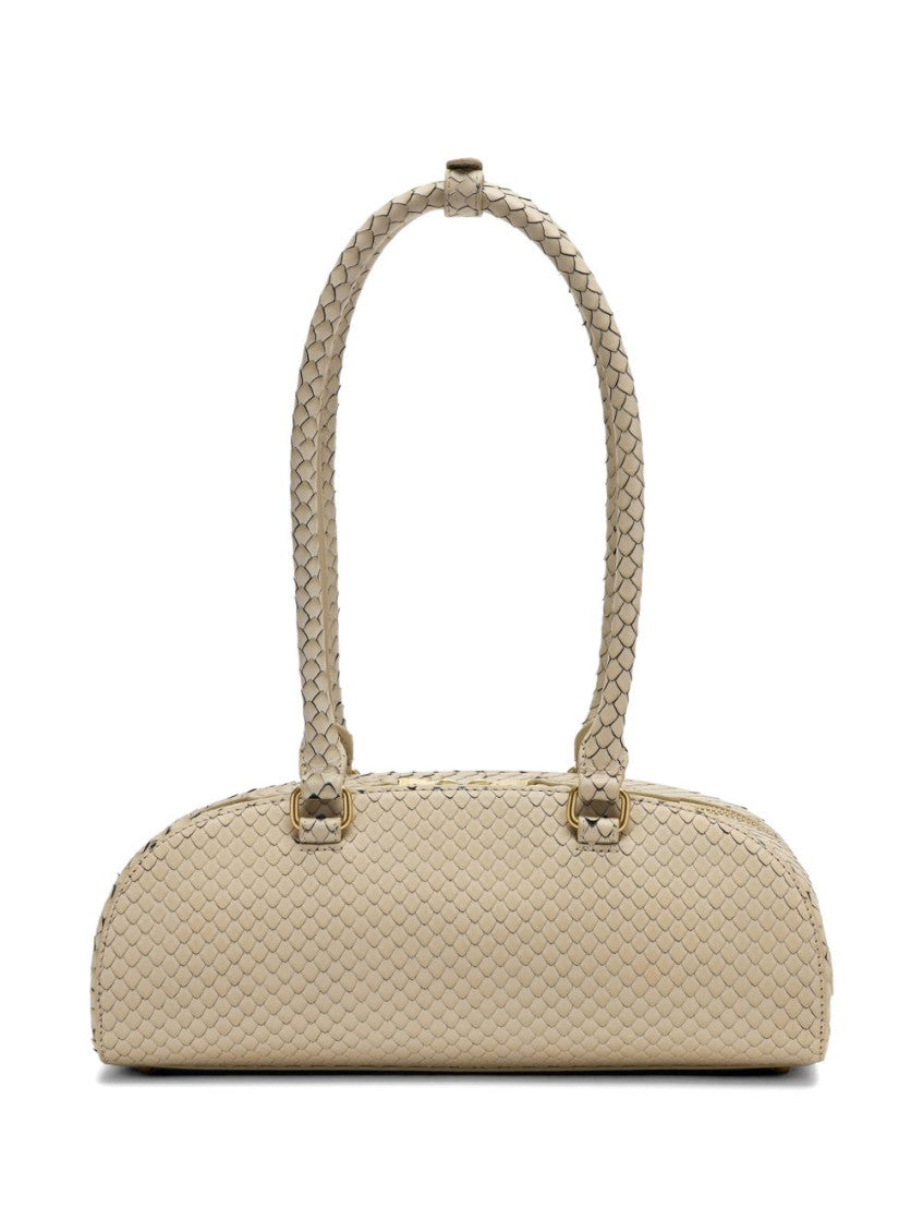 Beige 1DR Dome Large Shoulder Bag 2
