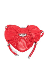 Red Scrunch-D-Heart Small shoulder bag 1