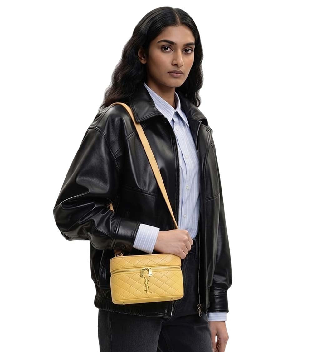 Yellow Gaby Mini Crossbody Bag 5