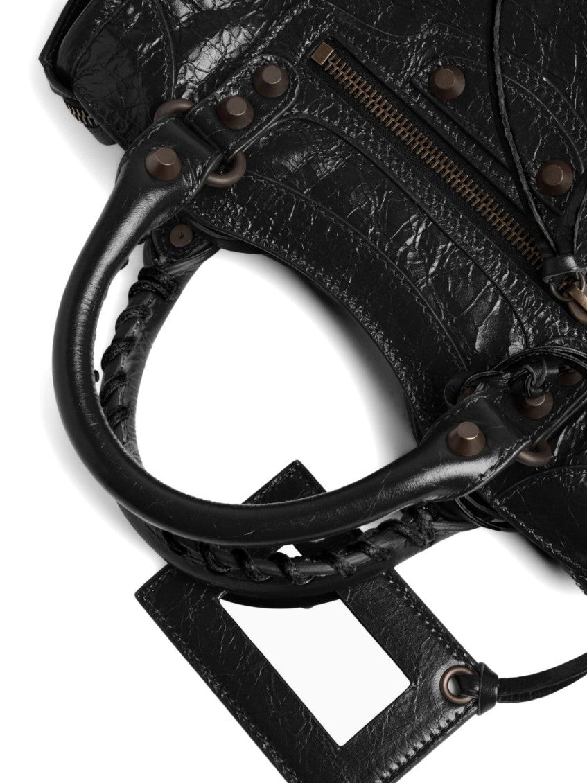 Black Le City Mini Satchel 5