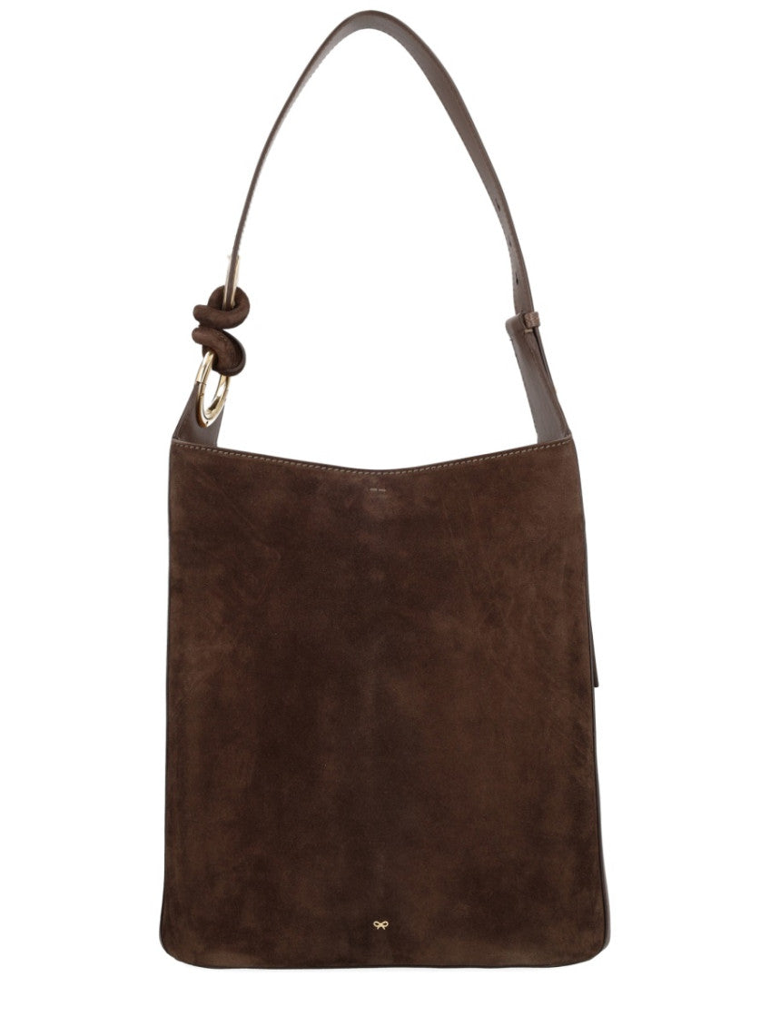 Dark Brown Ringo Large Shoulder Bag 3