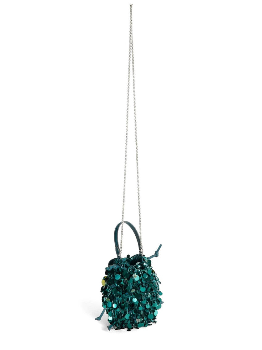 Green Beetle Mini Bucket Bag 2