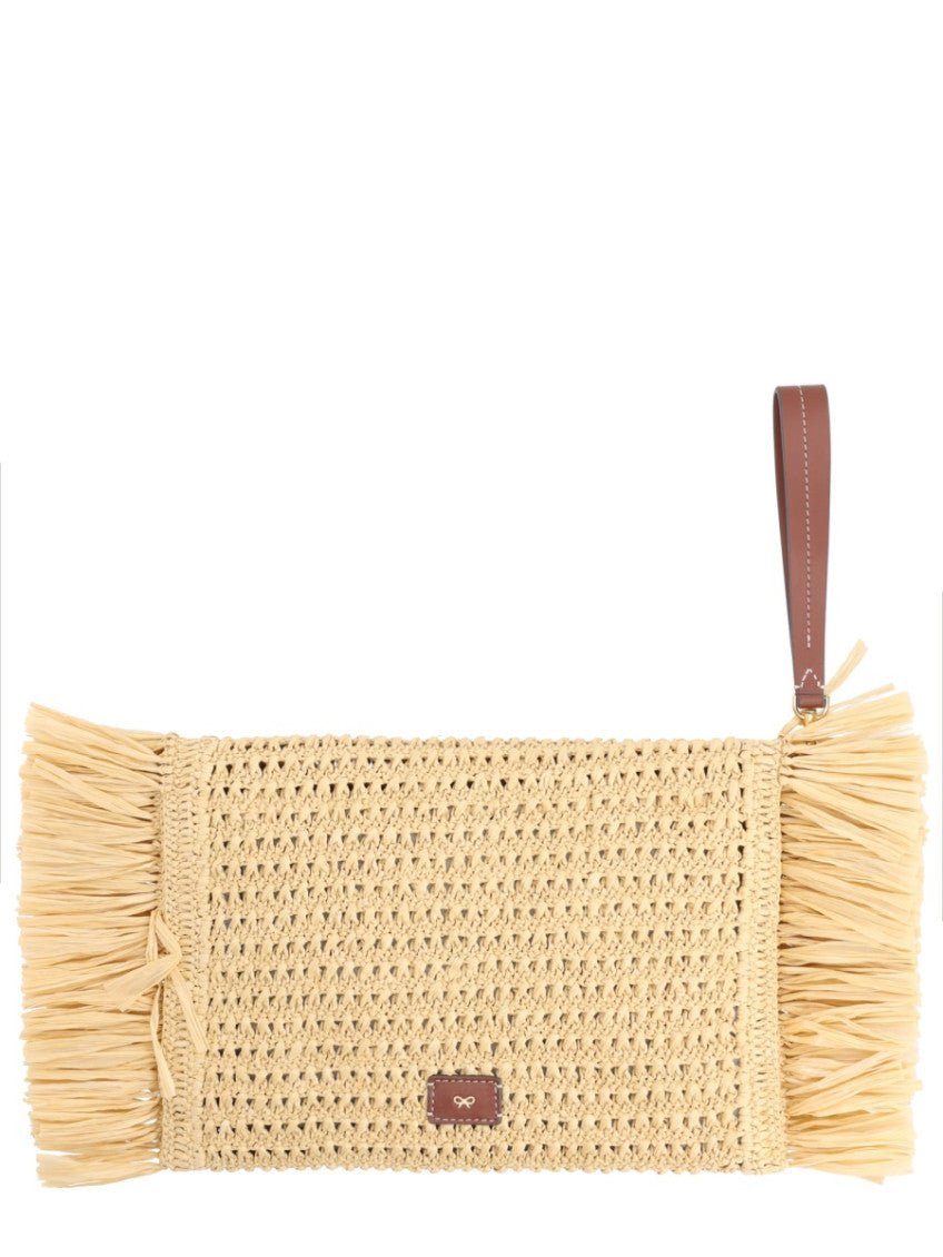 Natural Fringed Clutch 2
