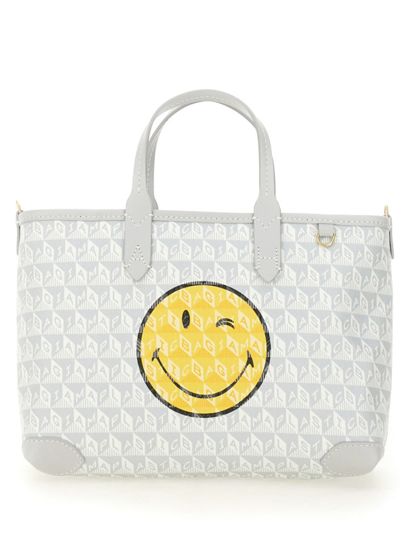 Light Grey I am a Plastic Small Tote 1