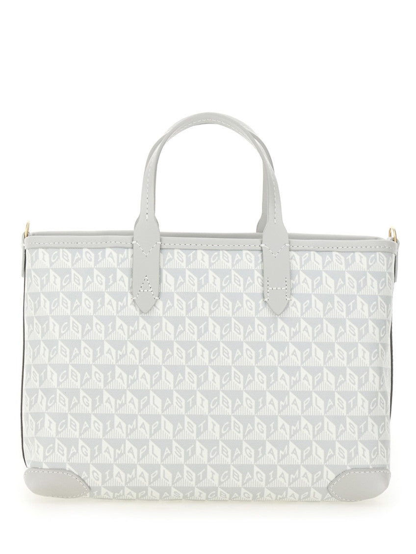 Light Grey I am a Plastic Small Tote 3