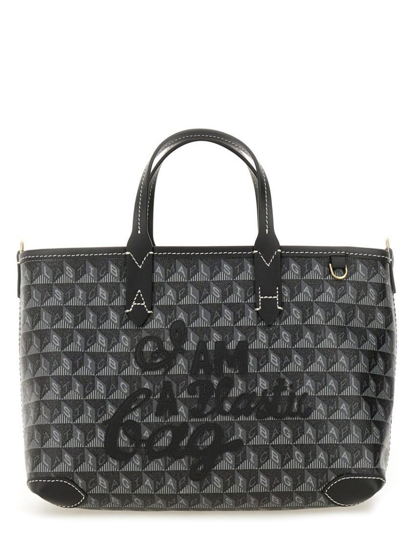 Black I Am A Plastic Small Tote 1