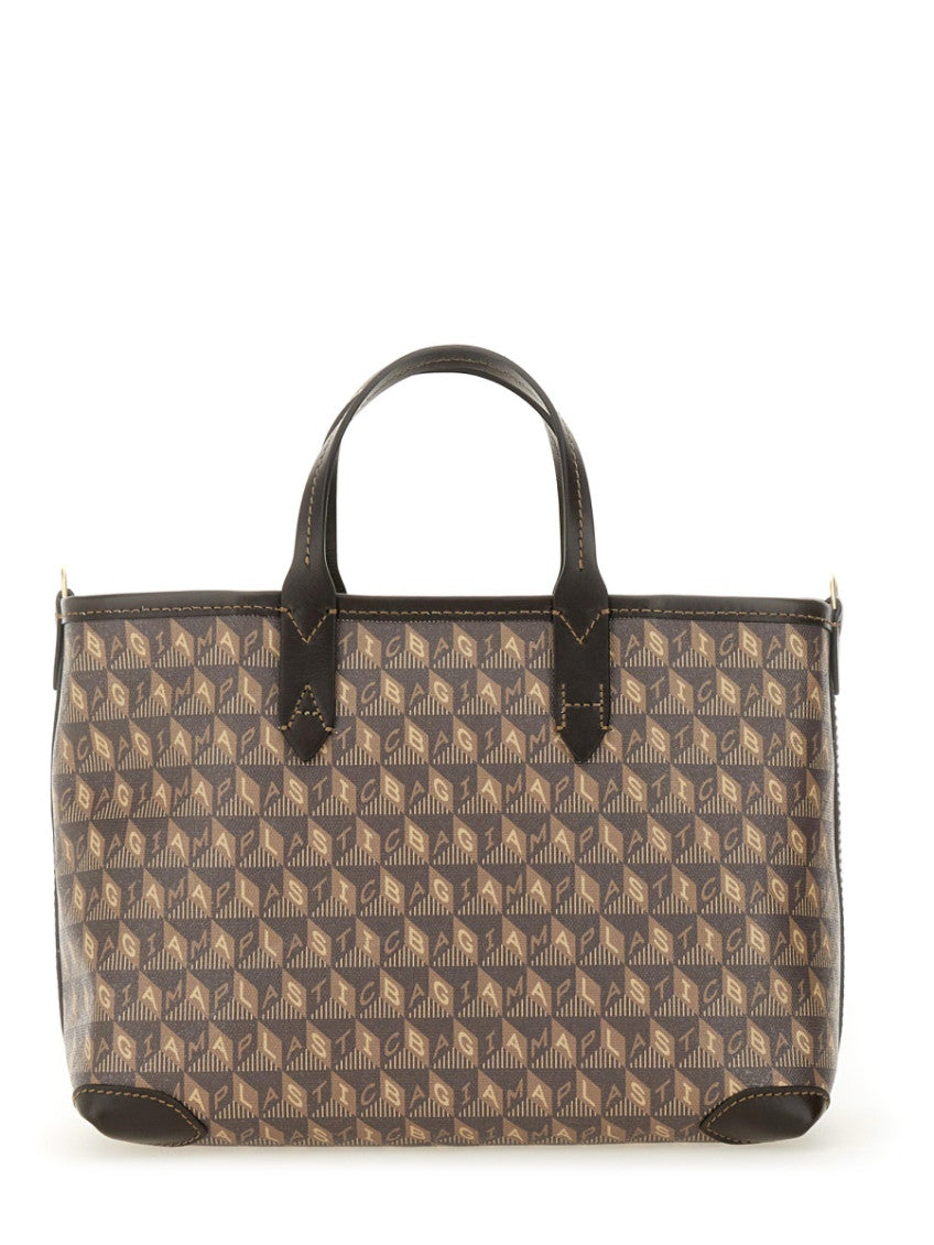 Brown I Am A Plastic Small Tote 3