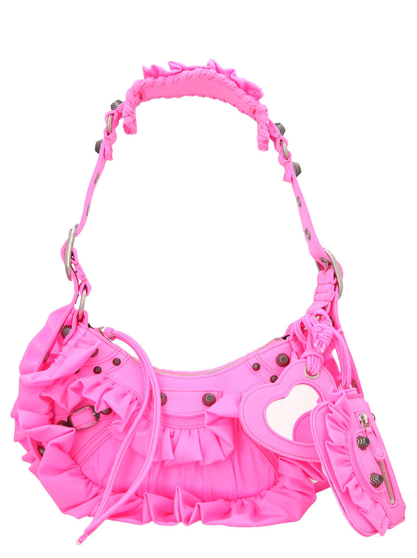 Fuchsia 'Le Cagole XS' shoulder Bag 1