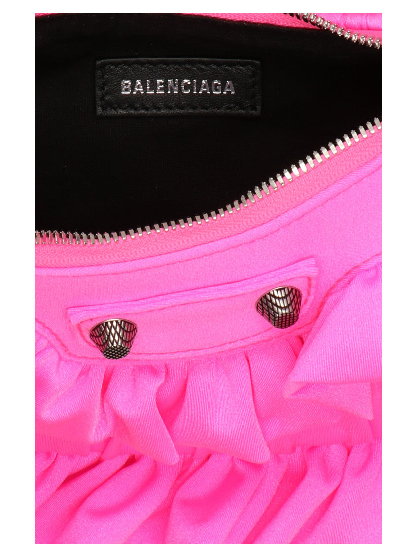 Fuchsia 'Le Cagole XS' shoulder Bag 4