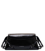 Black Logo Medium Shoulder Bag 1