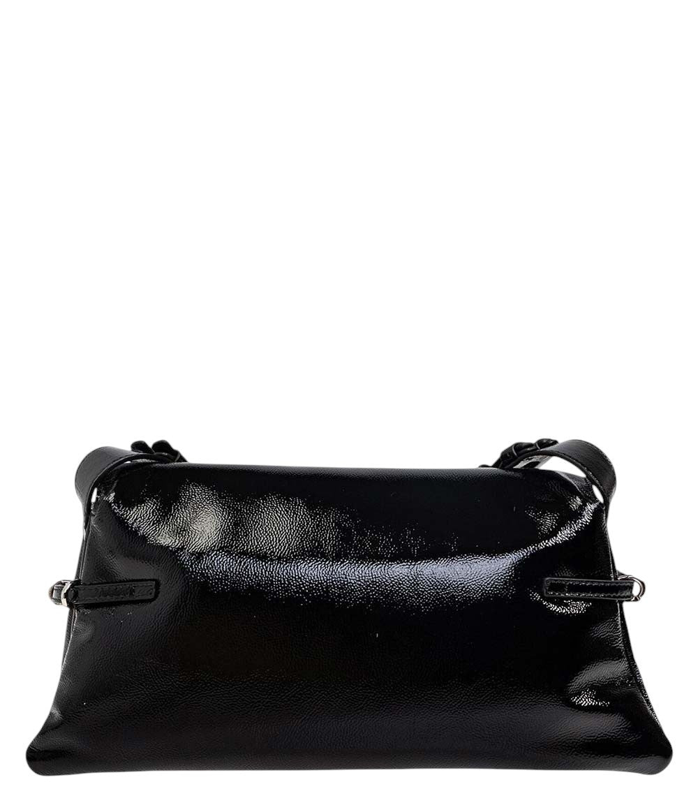 Black Logo Medium Shoulder Bag 3
