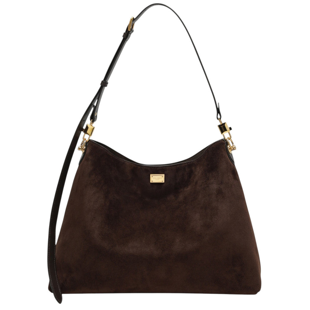 Dark Brown Vittoria Large Shoulder Bag 1