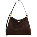Dark Brown Vittoria Large Shoulder Bag 1
