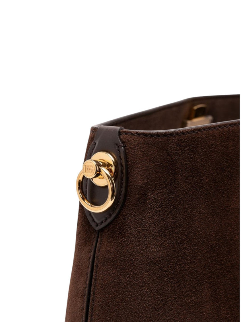 Dark Brown Vittoria Large Shoulder Bag 5