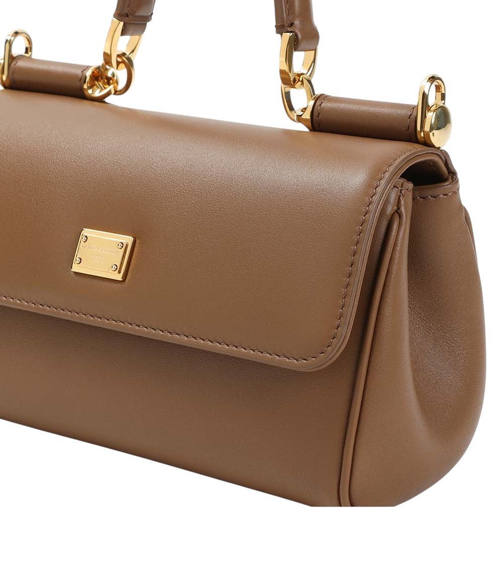 Brown Sicily Mini Satchel 3