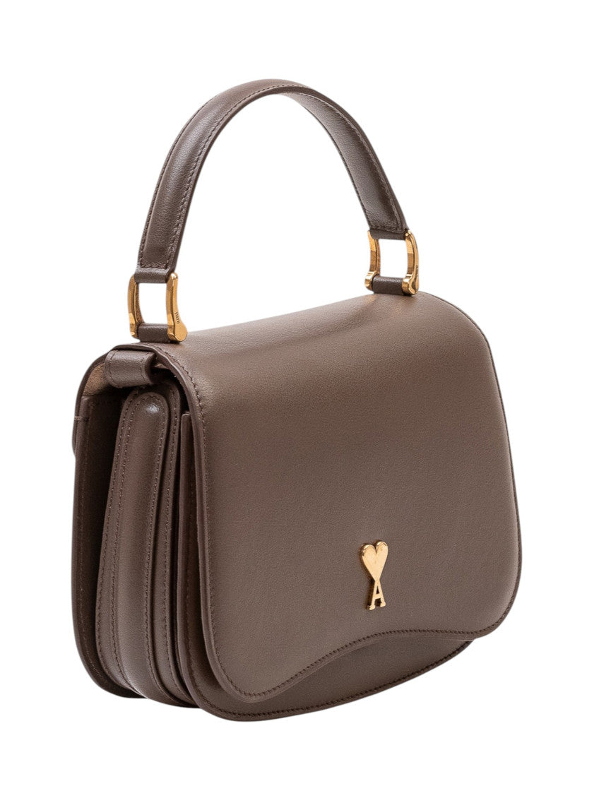 Brown Logo Mini Satchel 3