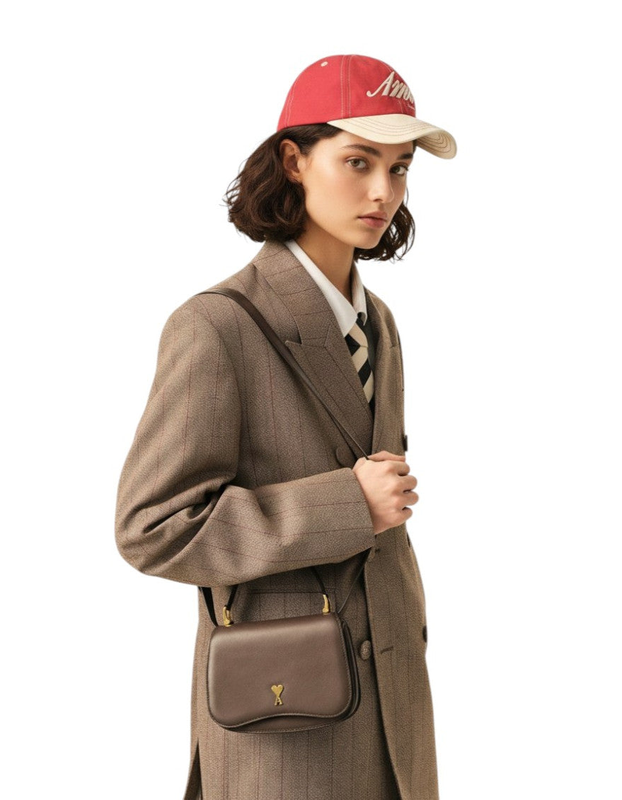 Brown Logo Mini Satchel 6