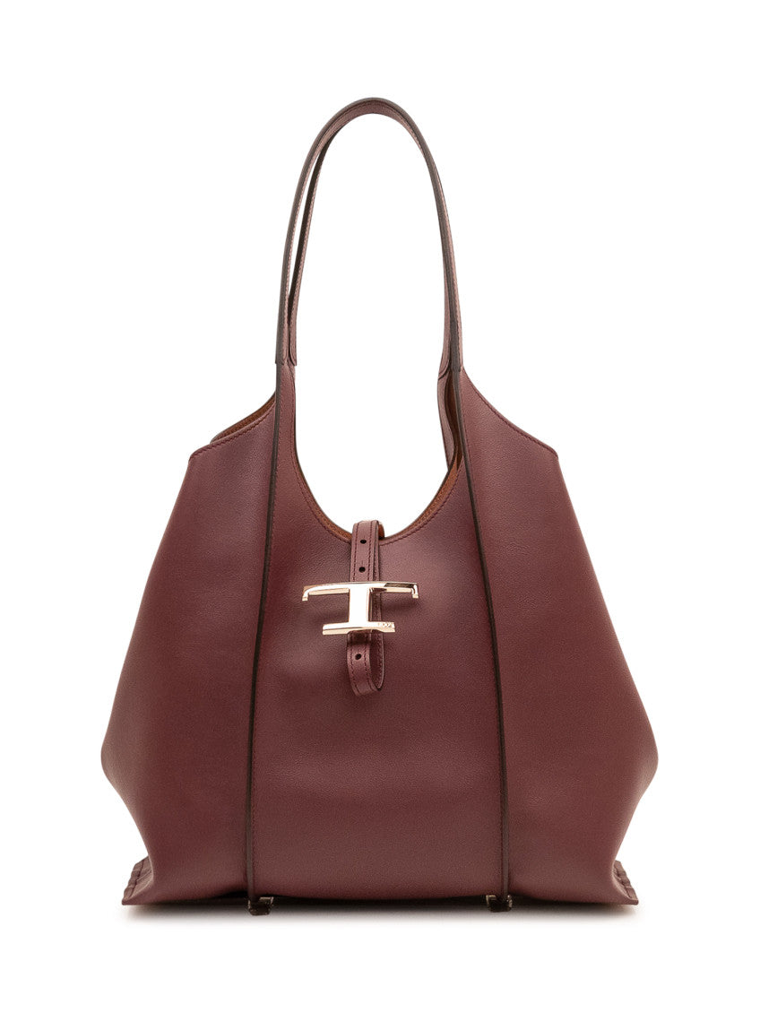 Maroon T Timeless Large Tote 1