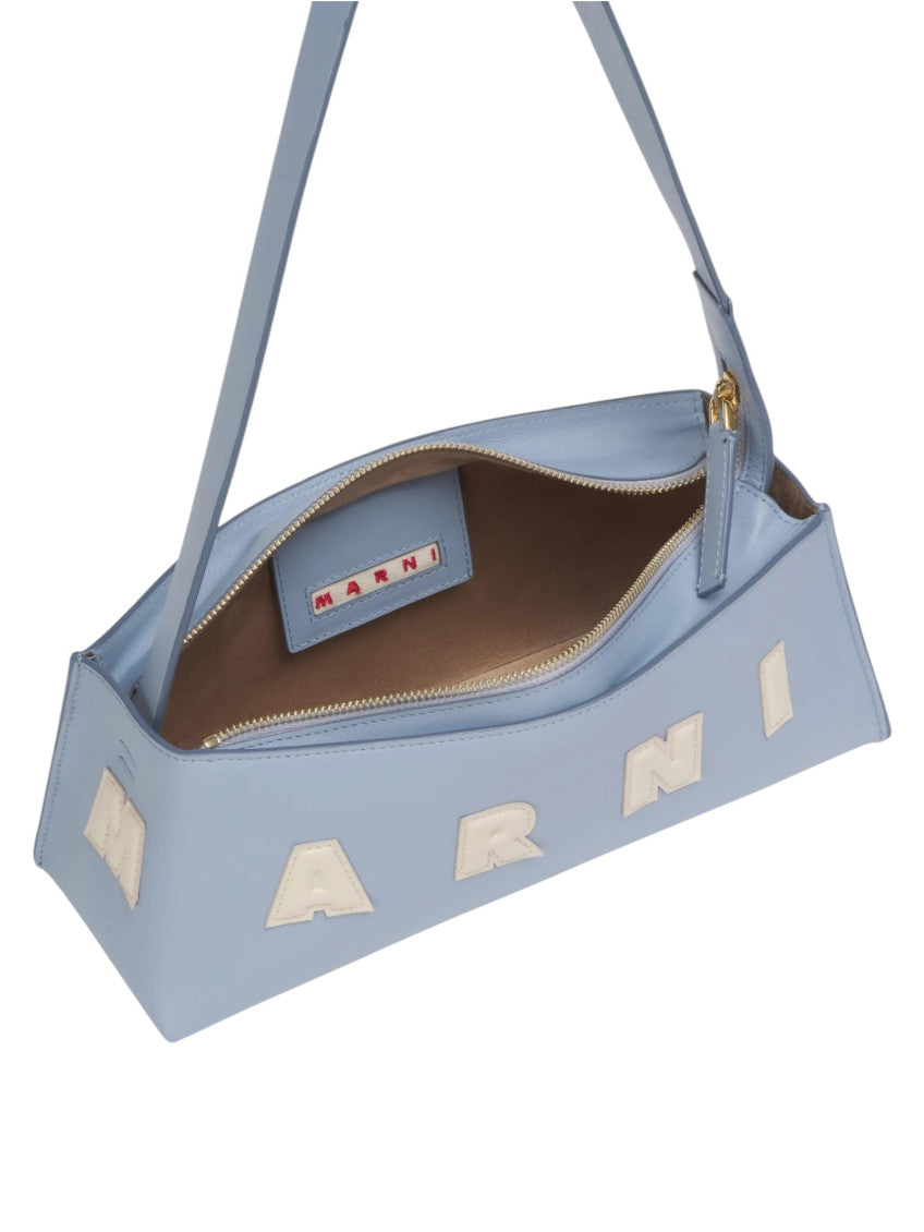 Blue Museo Medium Shoulder Bag 4