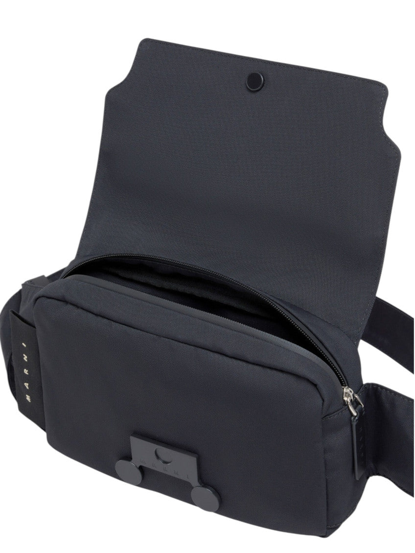 Black Cityscape Medium Crossbody Bag 4