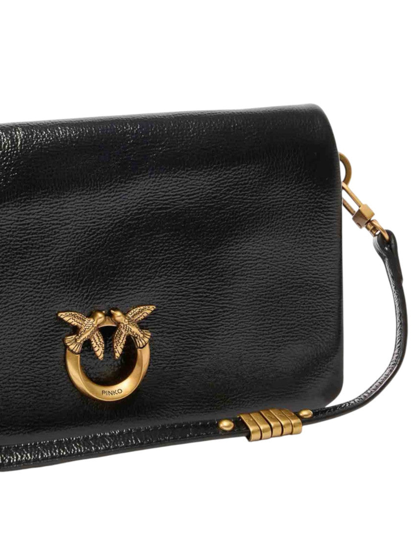 Black Love Click Soft Crossbody Bag 4