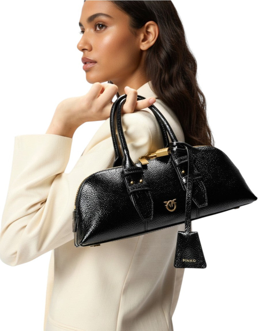 Black Escape Small Satchel 4
