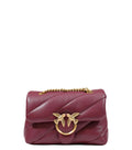 Maroon Love Puff Mini Shoulder Bag 1