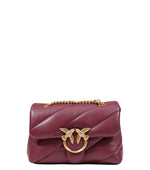 Maroon Love Puff Mini Shoulder Bag 1