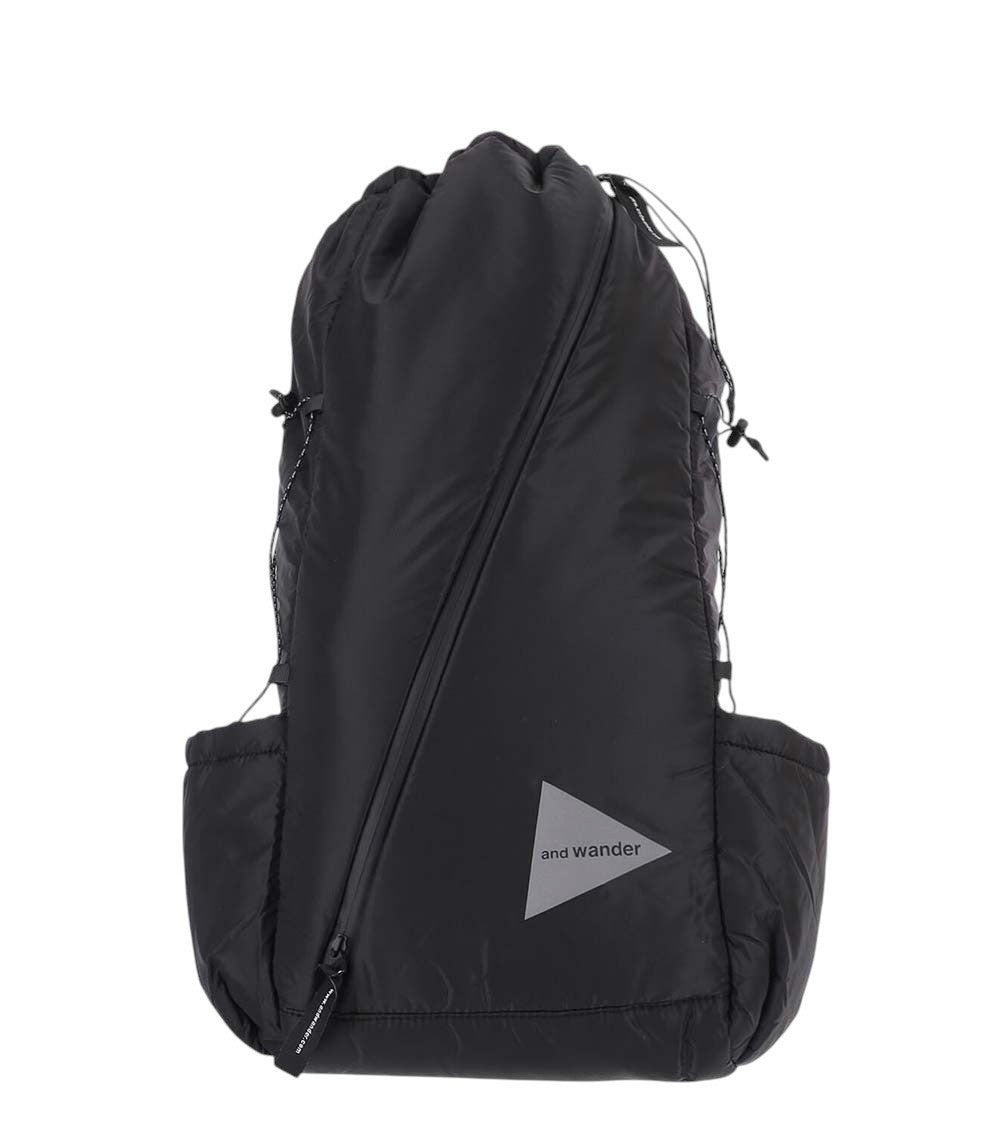 Black Ripstop Large Backpack 1