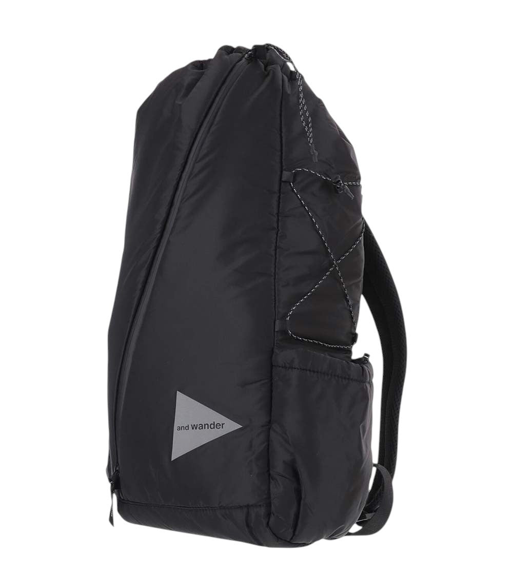 Black Ripstop Large Backpack 2