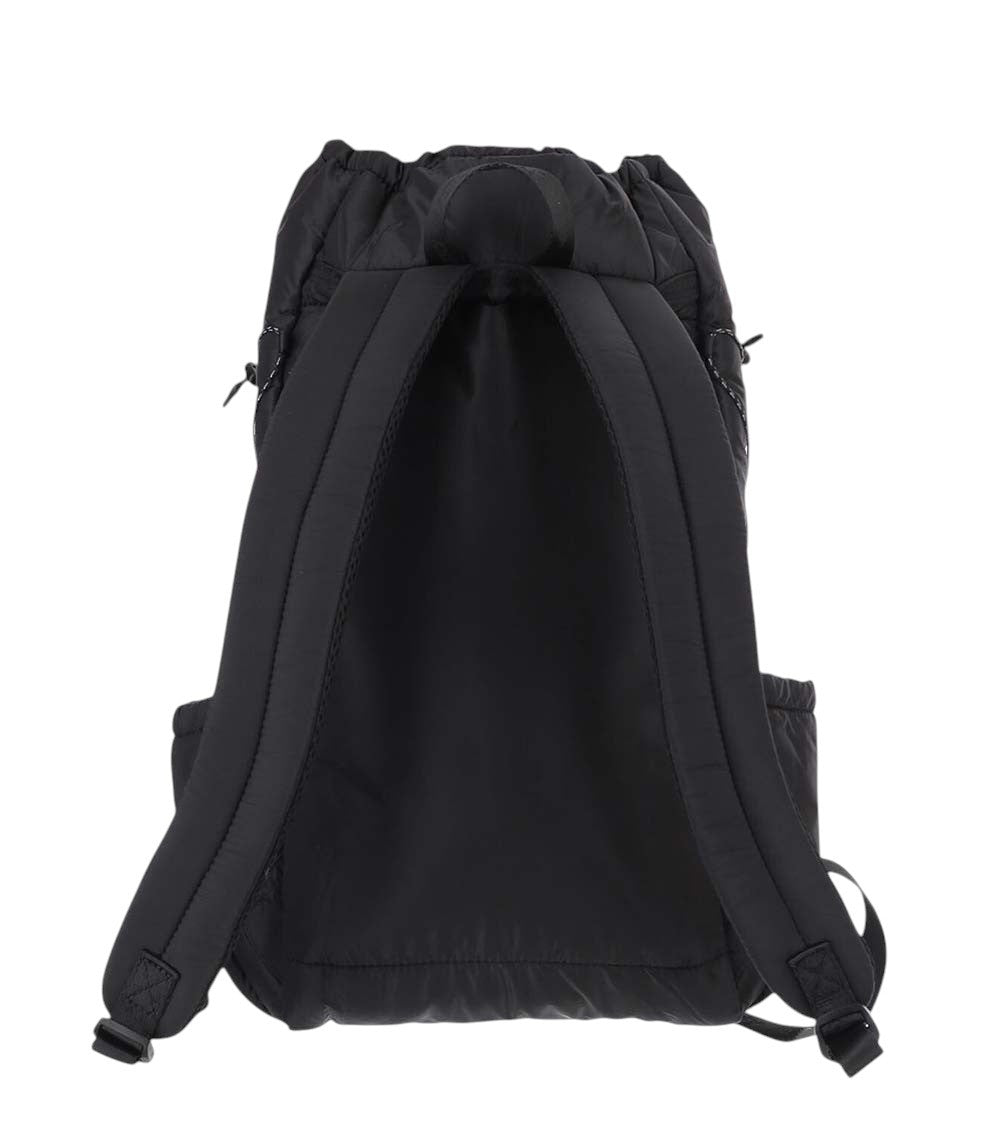 Black Ripstop Large Backpack 3