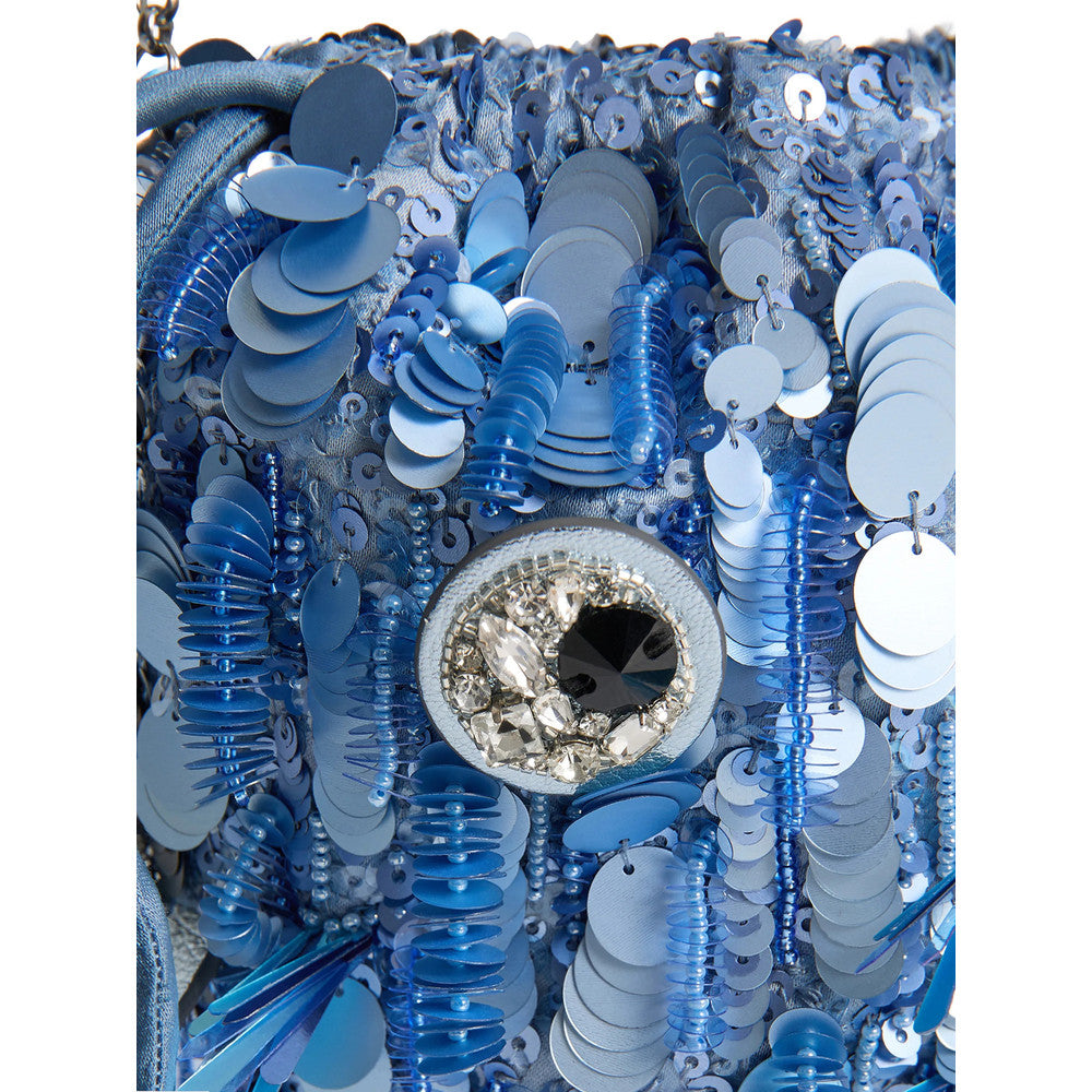 Blue Sequins Small Crossbody Bag 4