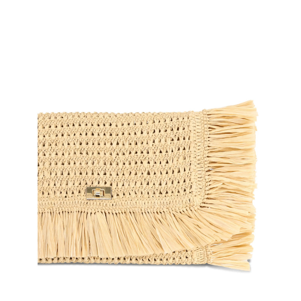 Natural Fringed Clutch 2