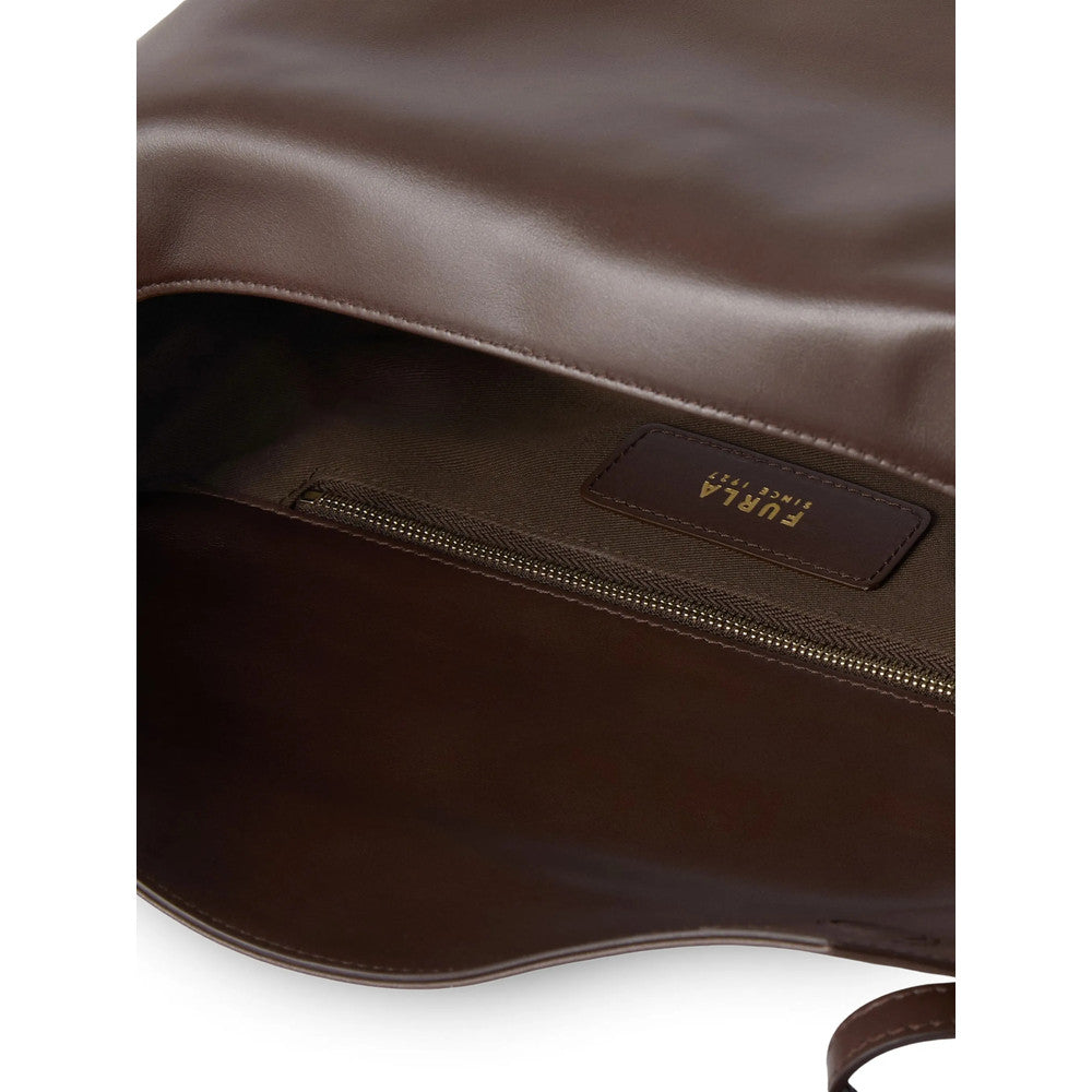 Brown Ginevra Medium Shoulder Bag 3