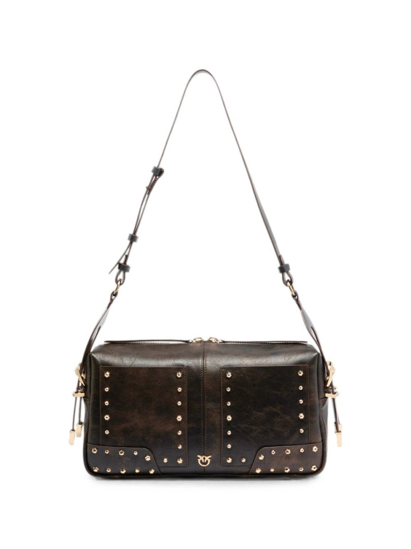 Dark Red Keeper Medium Shoulder Bag 1
