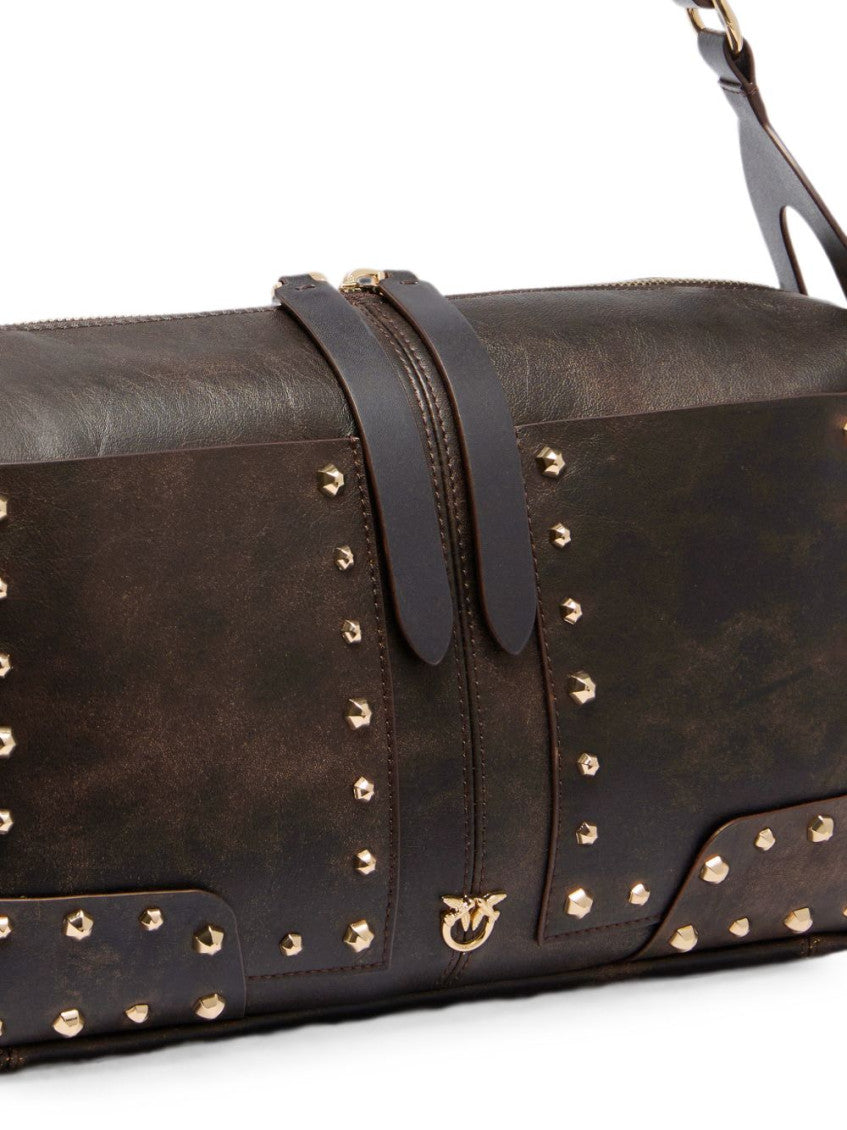 Dark Red Keeper Medium Shoulder Bag 3